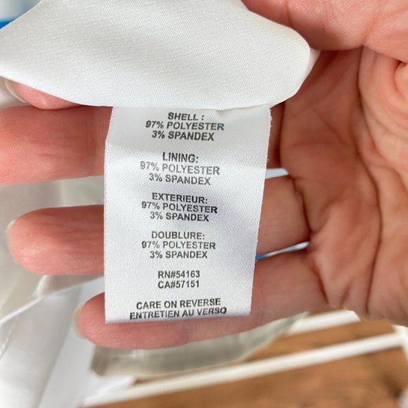 Calvin Klein Women's Multi Colour A-Line Dress With Green Belt - Picture 8 of 15